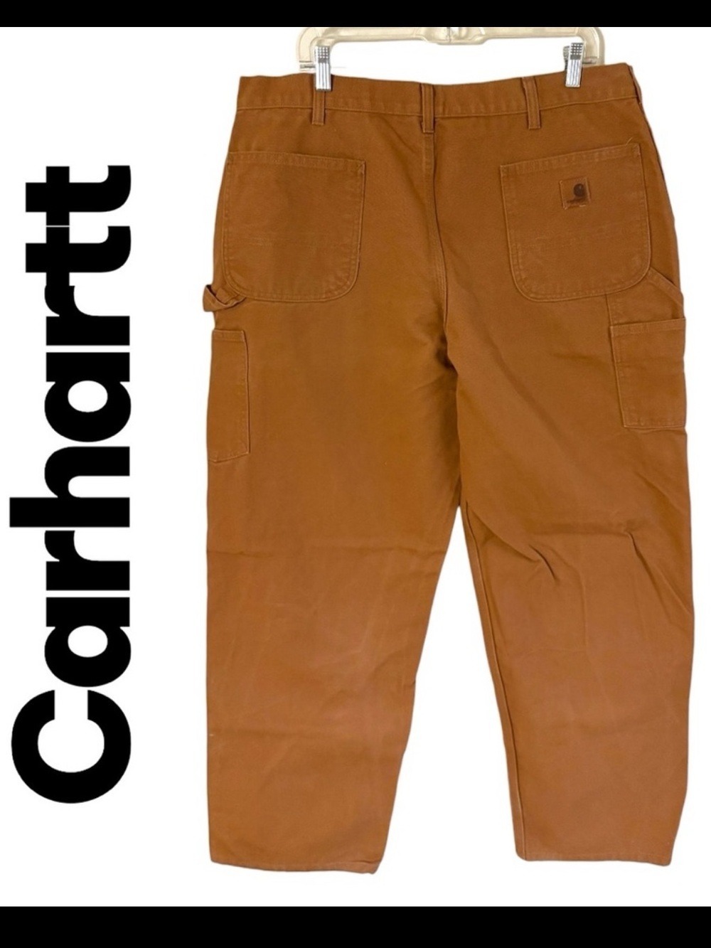 Carhartt Men's Dungaree Cargo Work Pants. Size 40x32 Like new! EUC!